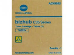 Konica Minolta Tnp 22c A0x5452 Toner Cyan Fur Bizhub C35 C35p